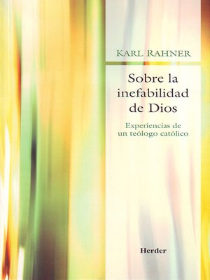 cover image of Sobre la inefabilidad de Dios